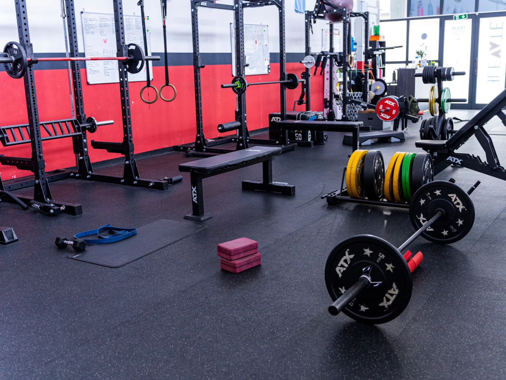 La sala attrezzi di Elevate Training System a Montemurlo